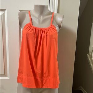 J . Crew Orange Tank Blouse, small